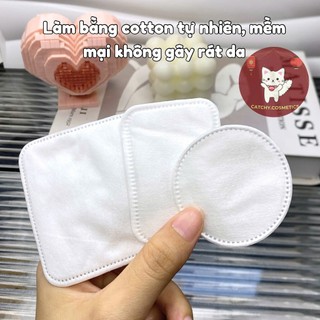 [BEFOU] Bông Tẩy Trang BEFOU, Cotton Tự Nhiên, Mềm Mại, Không Xơ Bông