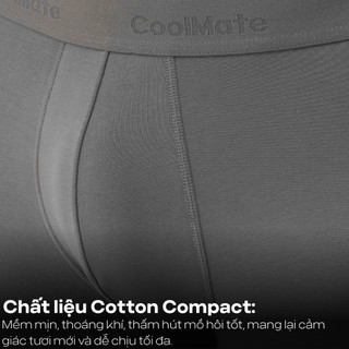 Combo 5 quần lót sịp nam Trunk Cotton co giãn thoải mái vải mềm thoáng khí Coolmate (màu ngẫu nhiên)