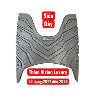 Thảm xe máy Luxury VISION 2021 đến 2026 siêu dầy hàng chất lượng