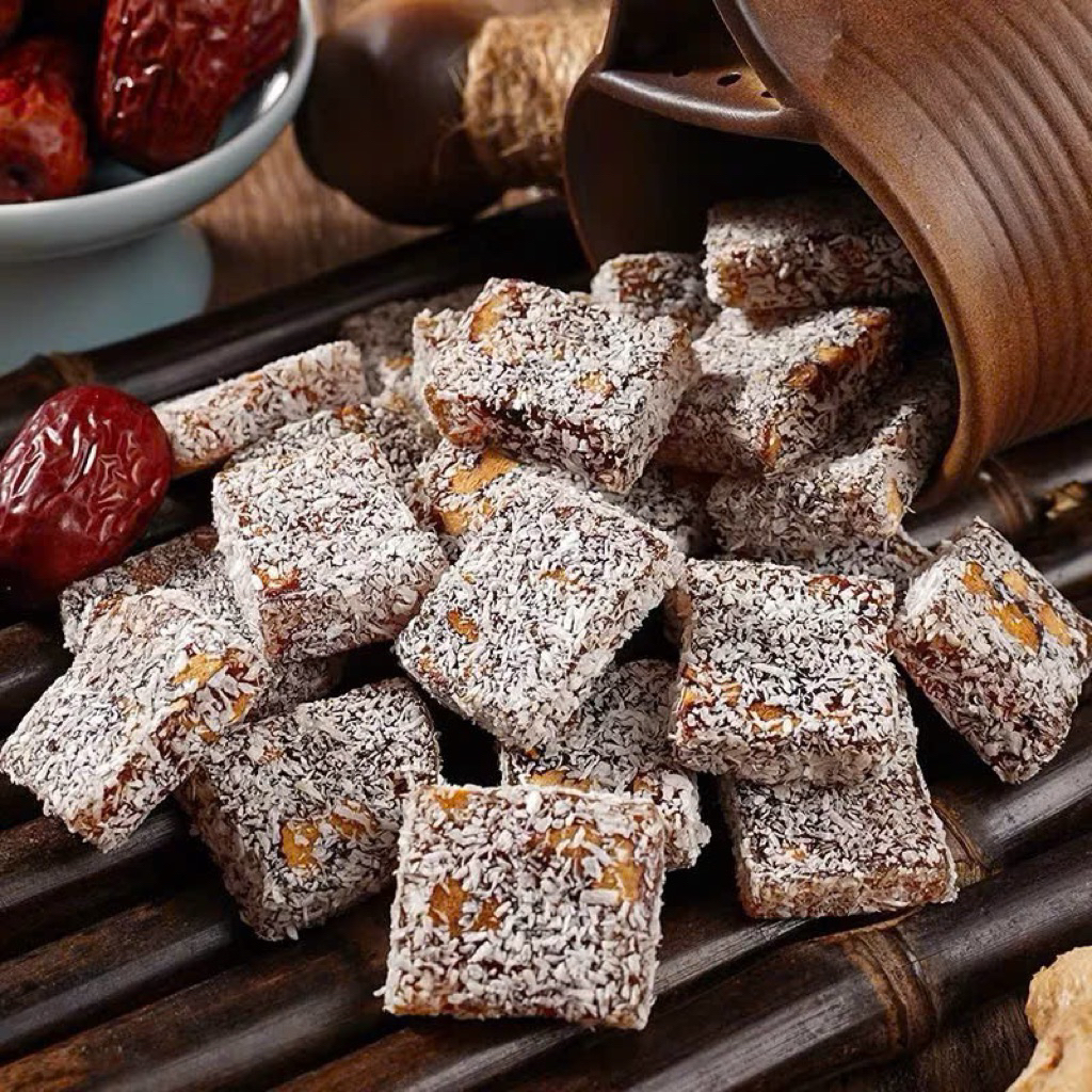 Kẹo Táo đỏ gừng đường nâu túi 500g, 1kg siêu ngon
