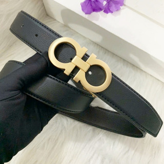 Thắt lưng nam dây nịt mặt chữ a bấm lỗ siêu hot tặng kèm đinh đục lỗ bản 3,2cm