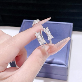 Nhẫn bạc nữ dáng nơ đá xinh,viền đá  bac ta  LoPa, SK15  cá tính điệu đà, Kỷ niệm, xinh xắn , trang sức , phụ nữ