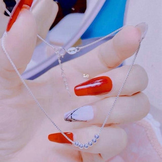 Lắc tay hoặc chân SK96 bạc nữ LoPa dáng bi nhỏ nhỏ xinh nhẹ nhàng LoPa Jewelry.