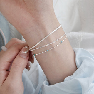 Vòng Tay Nữ PJN Lắc Tay Bạc S925 Thiết Kế Dây Trơn Xoắn Phong Cách Đơn Giản Dễ Phối Đồ