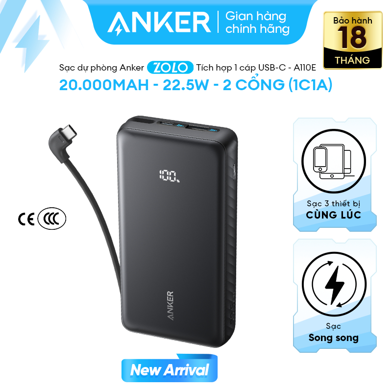Sạc dự phòng Anker Zolo