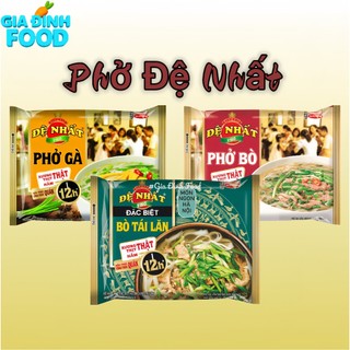 [MỚI] Phở Đệ Nhất Bò tái lăn/ Gà/ Bò - Gói 68g