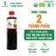 Nước tương Mật Hoa Dừa Sokfarm Organic thuần chay không đậu nành, không gluten