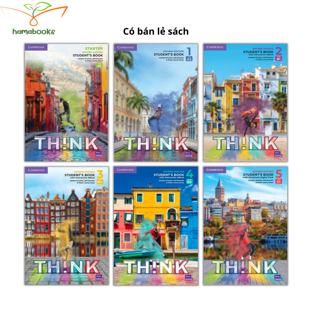 Sách - THINK Second Edition - Bộ 6 Level - Starters,1,2,3,4,5 - Bản in ...