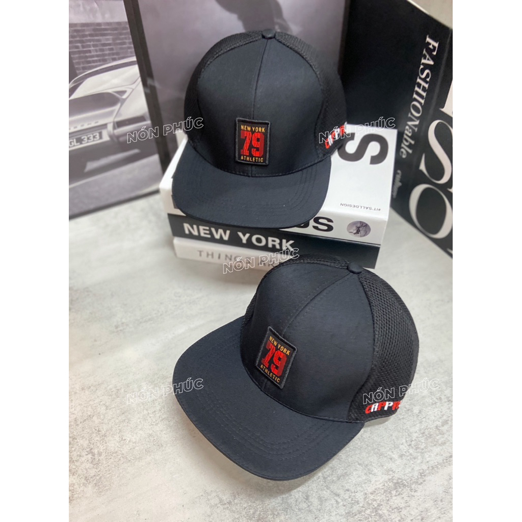 MŨ HIPHOP,SNAPBACK BÍT ĐUÔI THÊU 79 PHONG CÁCH UNISEX