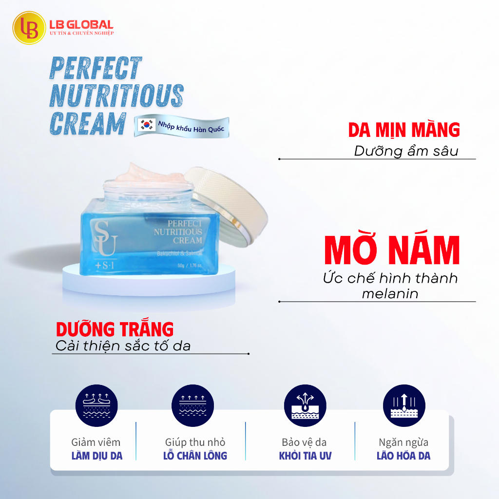 [SALE 50% DATE 11.2026] Kem dưỡng da_PERFECT NUTRITIOUS CREAM_Hộp 50G_Sản phẩm chính hãng_Xuất VAT 100%