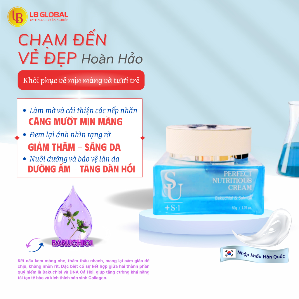 [SALE 50% DATE 11.2026] Kem dưỡng da_PERFECT NUTRITIOUS CREAM_Hộp 50G_Sản phẩm chính hãng_Xuất VAT 100%