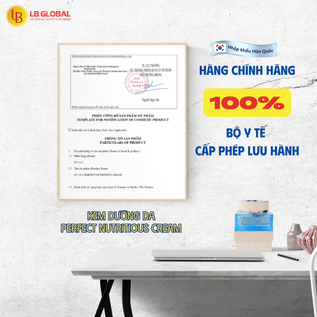 [SALE 50% DATE 11.2026] Kem dưỡng da_PERFECT NUTRITIOUS CREAM_Hộp 50G_Sản phẩm chính hãng_Xuất VAT 100%