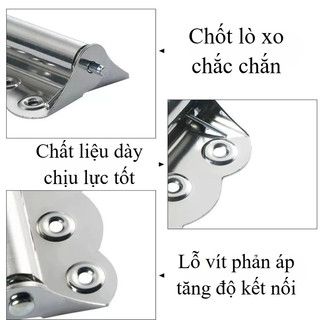 Bản Lề Lò Xo Tự Động Inox Cao Cấp – Chống Gỉ, Vận Hành Êm, An Toàn & Tiện Lợi Cho Mọi Loại Cửa