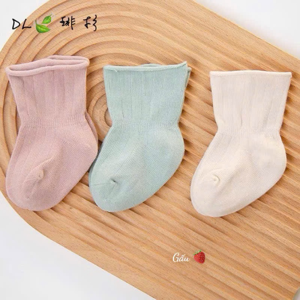 Set 10 đôi tất chống hằn cho bé 0-5y