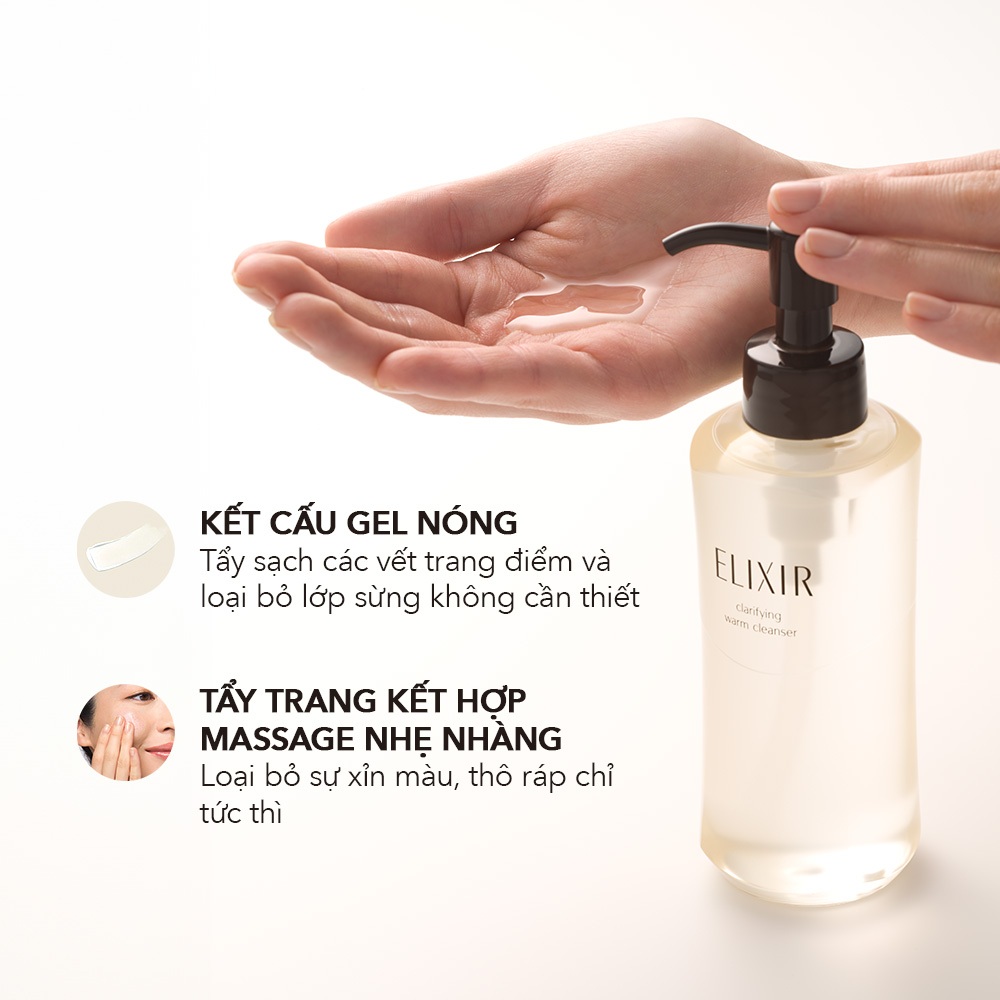 COMBO Sữa chống nắng sáng da ELIXIR DAY CARE REVOLUTION BRIGHTENING 35ml + Gel rửa mặt Elixir Clarifying Warm Cleanser