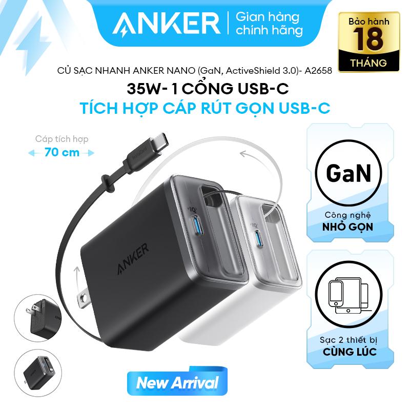 Củ sạc Anker Nano 35W