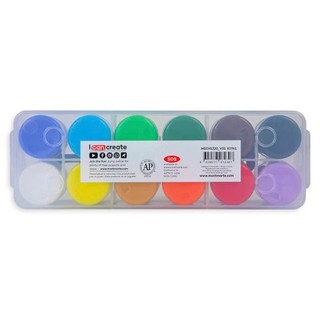 [Hỏa tốc HCM] Bộ màu Acrylic Mont Marte hũ 20ml (12/24 màu)