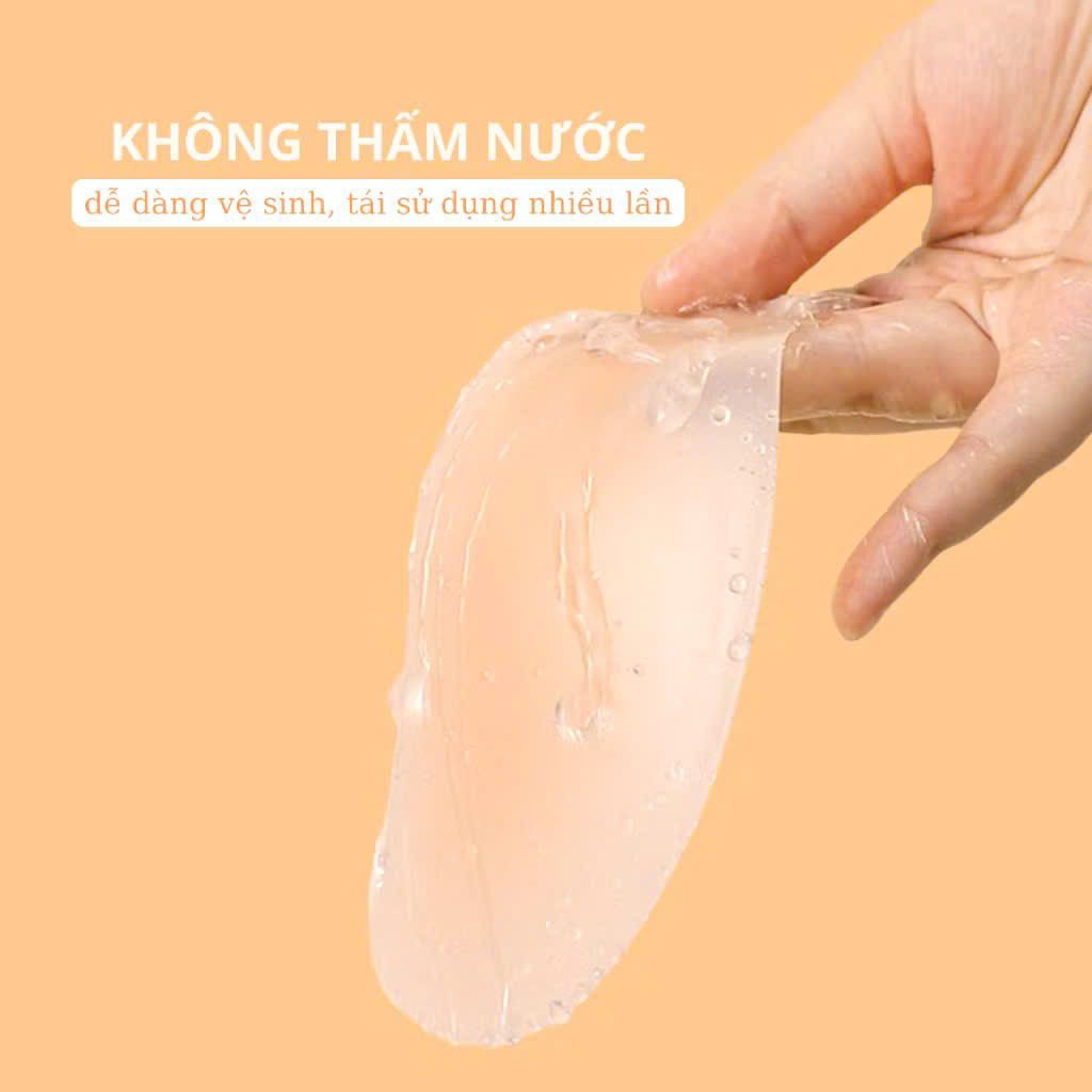 Áo Dán Ngực Xoài Silicon Cài Trước Siêu Mỏng, Miếng Dán Tạo Khe Tàng Hình Chống Tuột