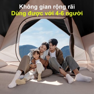 WTHB Outdoor Lều cắm trại gấp gọn, lều cắm trại ngoài trời chống nắng và mưa, phù hợp cho 3-4 người