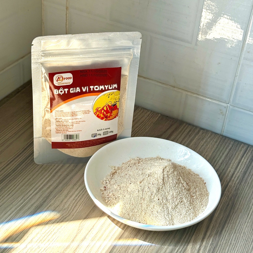 50g Bột gia vị Tomyum ADFOOD – Dùng làm gia vị cho nước lẩu tomyum và trang trí món ăn