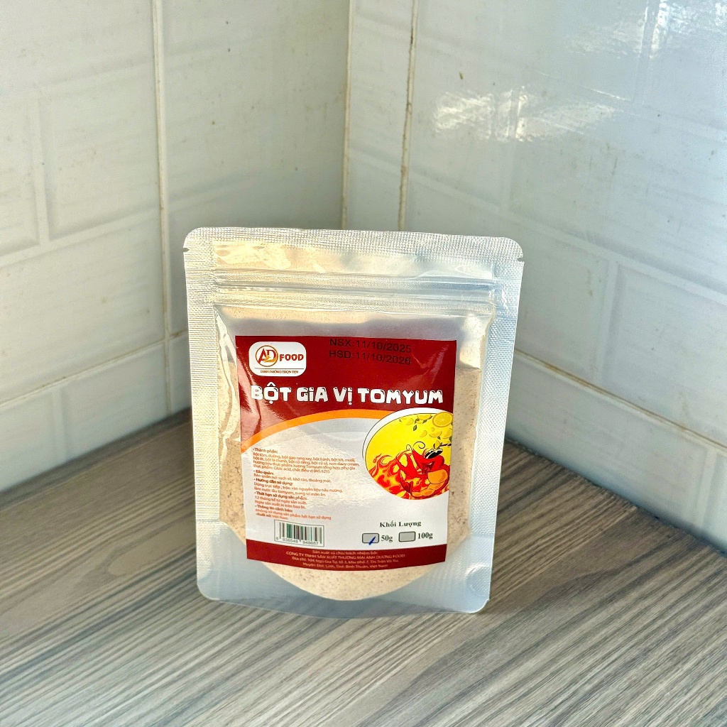 50g Bột gia vị Tomyum ADFOOD – Dùng làm gia vị cho nước lẩu tomyum và trang trí món ăn