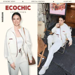 Set Bộ Dài ECOCHIC Áo Polo Cổ Bẻ Zip 2 Chiều Quần Ông Suông Dây Chun Đỏ Chất Liệu Cao Cấp Chính Hãng B182 — ảnh 4