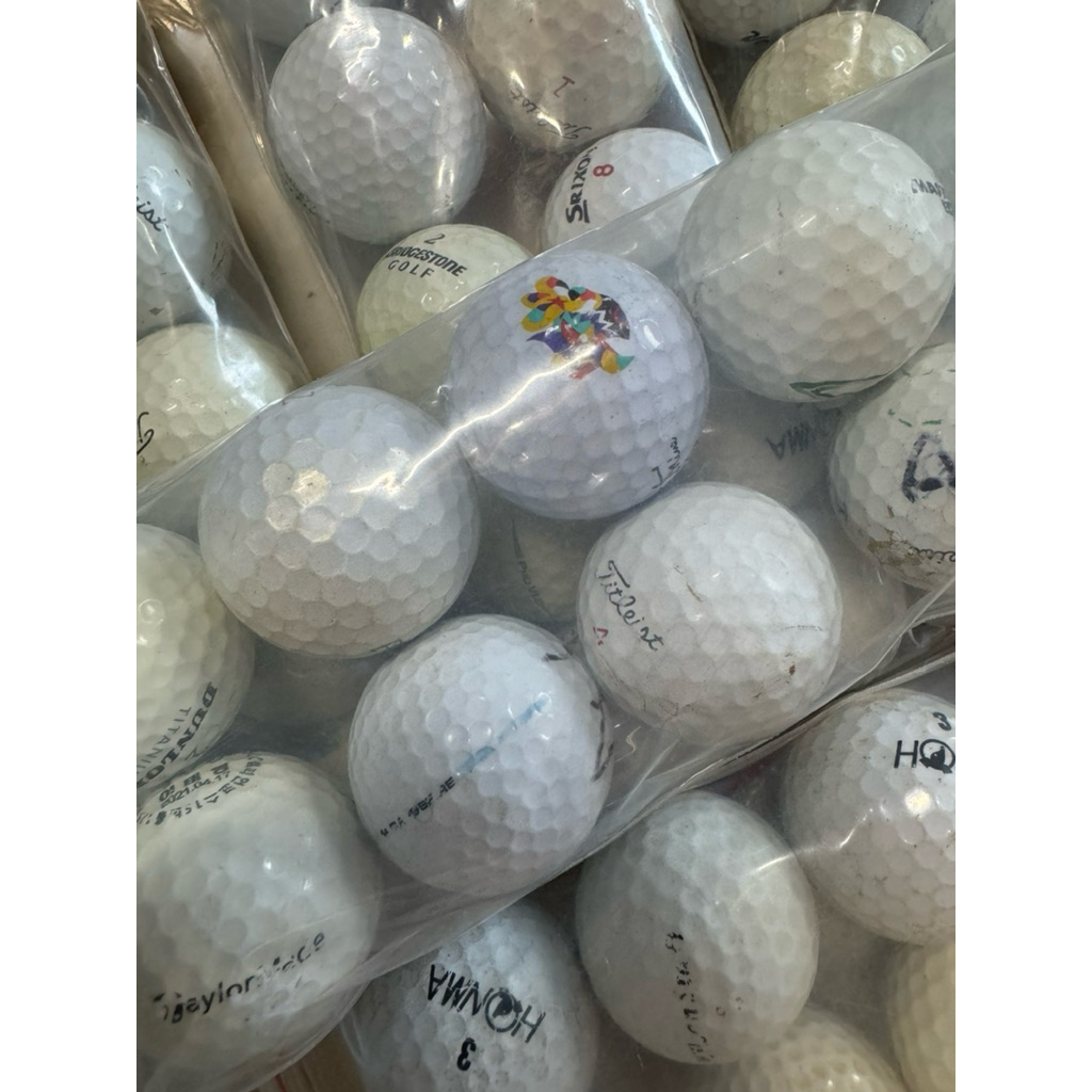 50 quả Bóng golf tập cũ nguyên bản