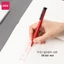 Combo 10 Bút Bi 0.7mm Deli Đầu Bấm, Chống Trượt, Viết Êm, Tiện Dụng Học Sinh & Văn Phòng