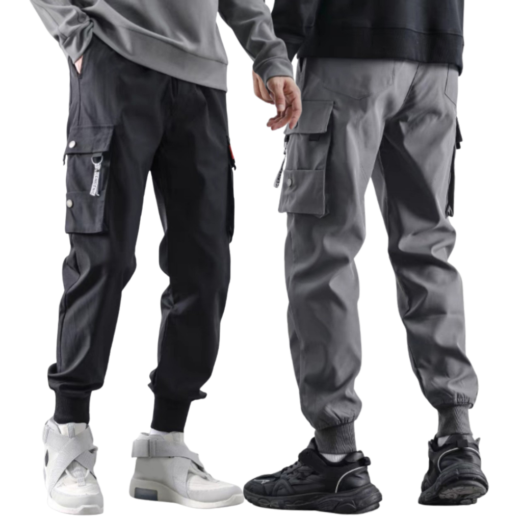 Quần kaki túi hộp dáng rộng unisex, quần jogger Nam ống bo boy phố, kiểu phong cách Hàn Quốc k1