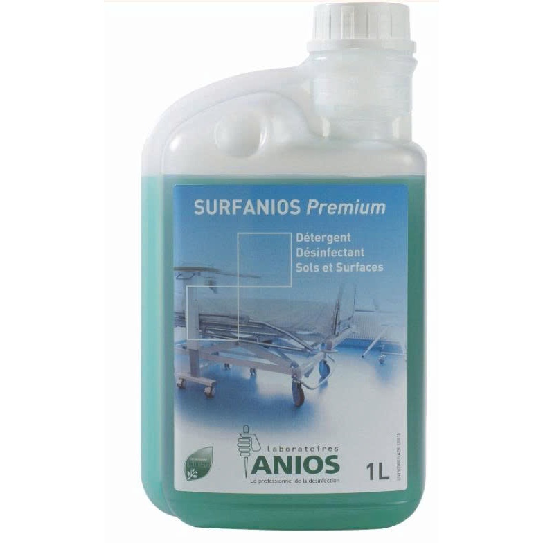 Dung dịch tẩy rửa, khử khuẩn, lau sàn nhà Surfanios Premium - Chai 1 lít