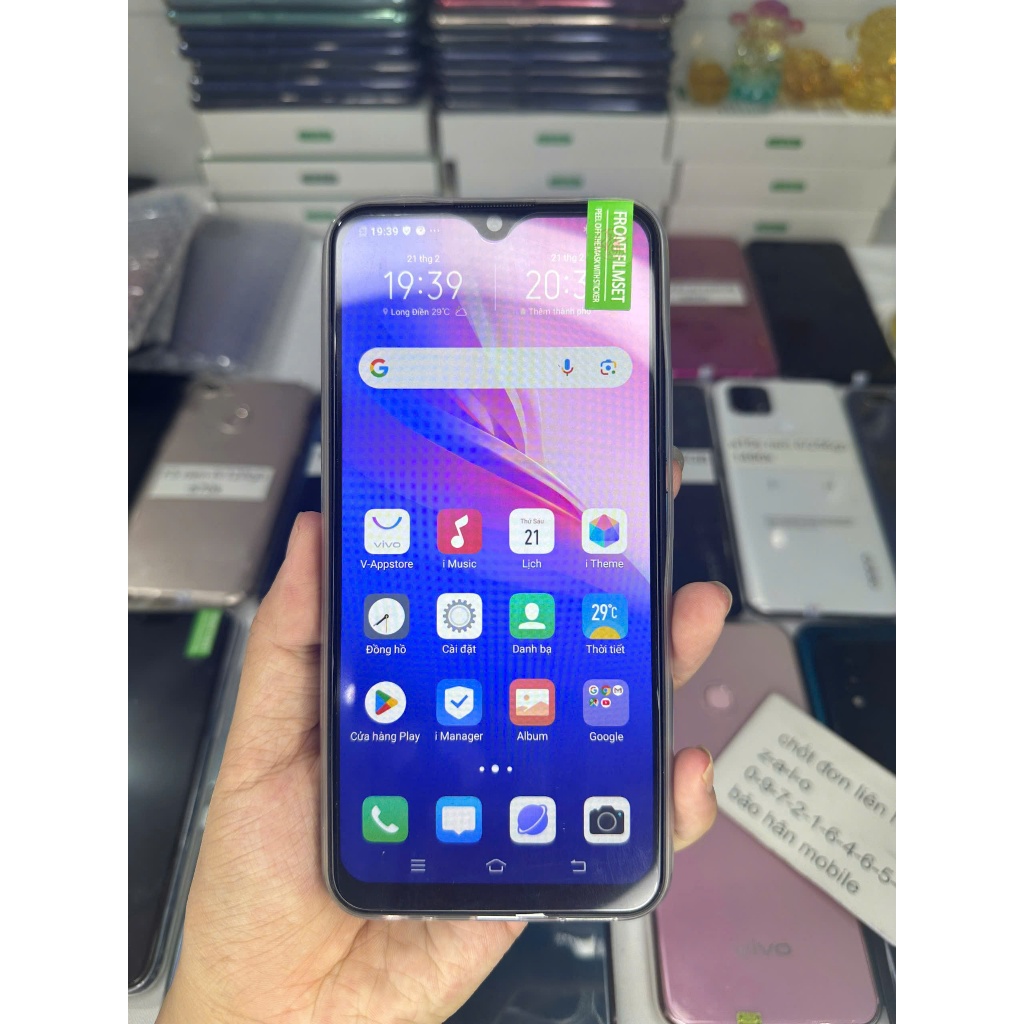 Điện thoại vivo y11 ram 6/128gb màn 6.35inh pin 5000mah kèm đầy đủ phụ kiện bảo hành 12 tháng - ảnh 3