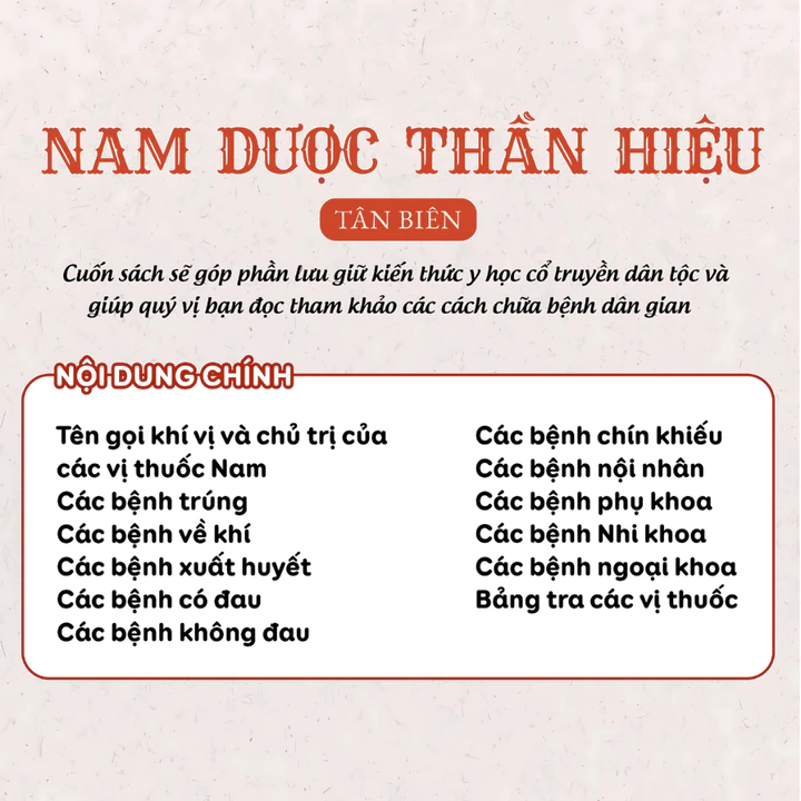 Vietnamese Book · Nam Dược Thần Hiệu - Tài Liệu Tổng Hợp Về Y Học Cổ Truyền - Tân Biên – 5