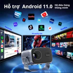 Máy chiếu mini 670PRO máy chiếu xem phim Giải mã Full HD 4k 8800 Lumens Điều chỉnh 360° kết nối điện thoạ Laptop iPad PC — ảnh 3