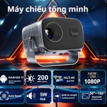 Máy chiếu mini 670PRO máy chiếu xem phim Giải mã Full HD 4k 8800 Lumens Điều chỉnh 360° kết nối điện thoạ Laptop iPad PC — ảnh 2