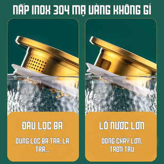 Bộ bình cốc HOA MẶT TRỜI thủy tinh chịu nhiệt HONGLI cao cấp, Bộ bình nước sang trọng hiện đại DECOR