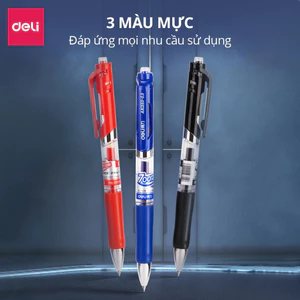 Bút Gel Deli S01 0.5mm – Mực Nhanh Khô, Viết Êm, Phù Hợp Ghi Chép, Calligraphy, Học Sinh & Văn Phòng