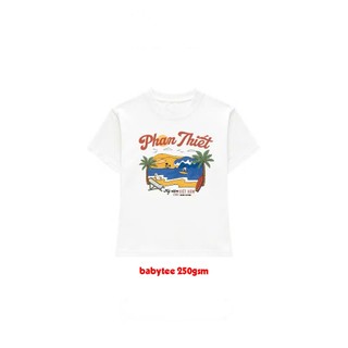 Áo thun du lịch, Phan Thiết from oversize và babytee, có 2 màu trắng và đen, chất thun 250gsm