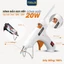 Súng bắn keo nóng 20W Bộ keo dán Súng bắn keo nóng chảy kèm keo dán Dụng cụ tự làm sưởi ấm hạng nặng