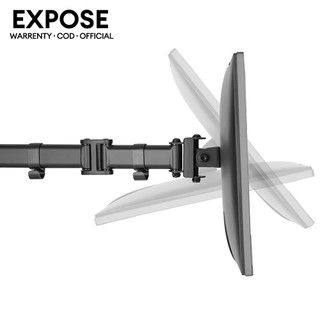 Giá đỡ màn hình máy tính kép 10-34 Inch Liền màn Xoay Nâng hạ và Thu vào Max 30KG