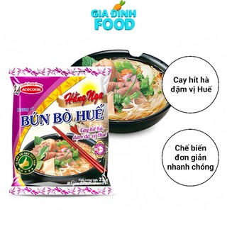 Date tháng 09 -  Bún Bò Huế/ Bún Giò Heo Hằng Nga ăn liền gói 75gr