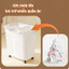 Giỏ Đựng Quần Áo Có Bánh Xe GADI, Giỏ Đựng Đồ Bằng Nhựa Cao Cấp, Thiết Kế Thoáng Khí, Dễ Dàng Di Chuyển