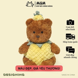 Gấu bông thắt nơ đáng yêu phong cách dễ thương, giao từ kho Hà Nội