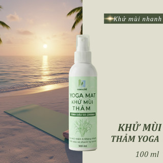 Nước vệ sinh thảm tập Yoga Mat Caroline khử mùi, kháng khuẩn, an toàn cho da