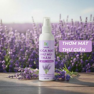 Nước vệ sinh thảm tập Yoga Mat Caroline khử mùi, kháng khuẩn, an toàn cho da