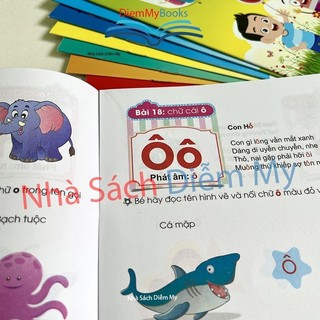 Sách Bộ 30 Cuốn Phát Triển IQ Kỹ Năng Luyện Viết Tập Tô Chữ Mâu Giáo + Tô Màu + Làm Toán Cho Bé Từ 3-6 Tuổi
