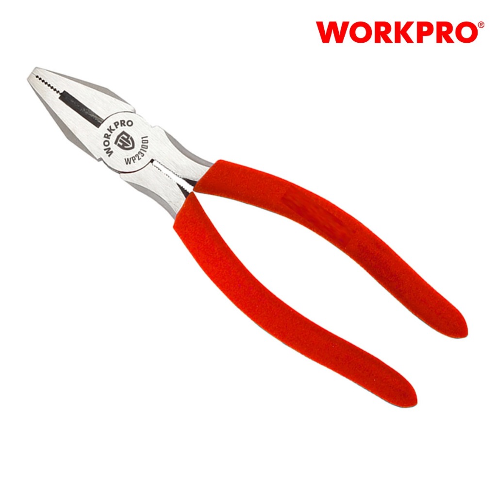 Kìm điện WORKPRO WP231001 - 160mm (6 inch), WP231002 - 180mm (7 inch), WP231003 - 200mm (8 inch) - Hàng chuẩn chính hãng