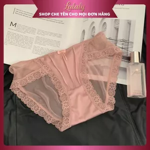 Quần lót ren lụa mix ren mềm mại Lalaly L42, quần lót ren nữ sexy quyên rũ ôm trọn vòng 3
