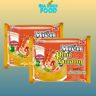 Miến Phú Hương vị Thịt bằm/ Lẩu thái/ Sườn heo - Gói 60g