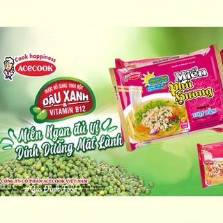 Miến Phú Hương vị Thịt bằm/ Lẩu thái/ Sườn heo - Gói 60g