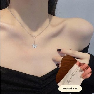 [🔥XƯỞNG SALE 11K 🔥] Dây Chuyền Vòng Cổ Hợp Kim Mặt Hình Bướm Thời Trang Phong Cách Nhật Hàn N216